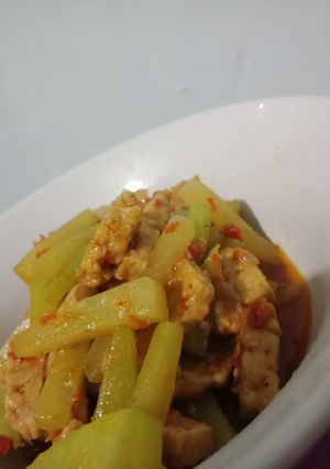 Foto resep Tumis pedas labusiam & tempe