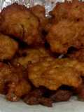 Leftover dal mash sa pakoray, (fritters)