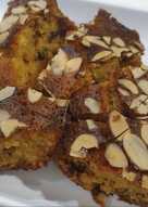 Marmer cake with almond