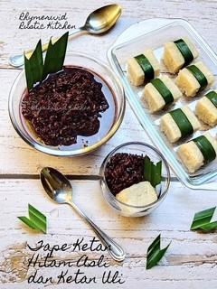 Foto resep Tape Ketan Hitam Homemade Dan Ketan Uli (Tape Uli)