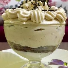 A picture of Butterscoth mousse cake.