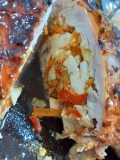 Una foto de Pollo relleno