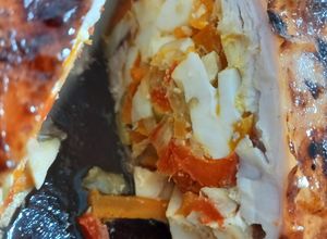 Una foto de Pollo relleno