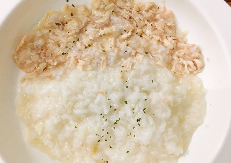 Hainanese chicken porridge