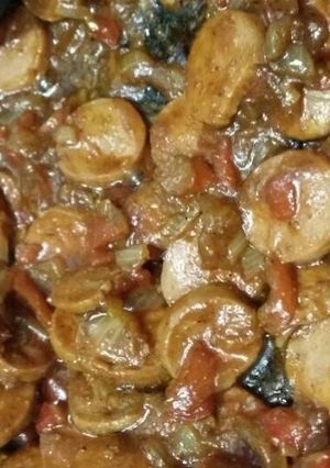 صورة لوصفة حشوة للسندويتشات بالهوت دوق(نقانق)