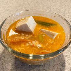 A picture of Kimchi Soup.