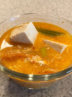 A picture of Kimchi Soup.