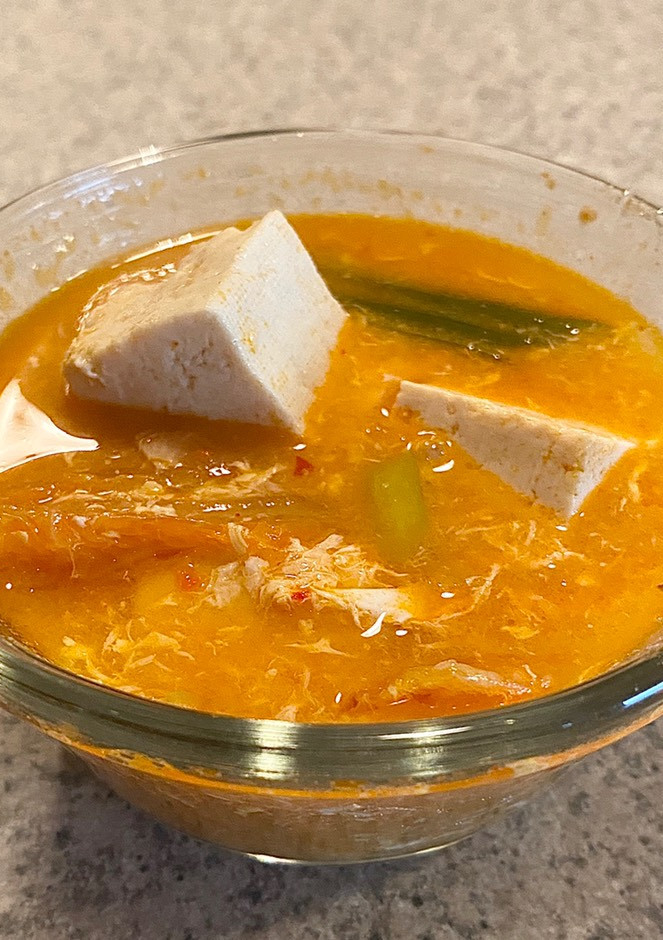A picture of Kimchi Soup.