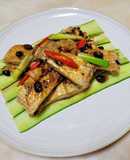虱目魚肚.豆薣.小黃瓜   家常菜