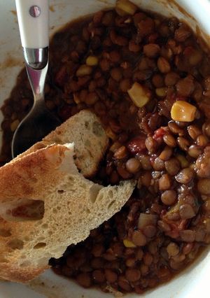 A picture of Lentil Soup.
