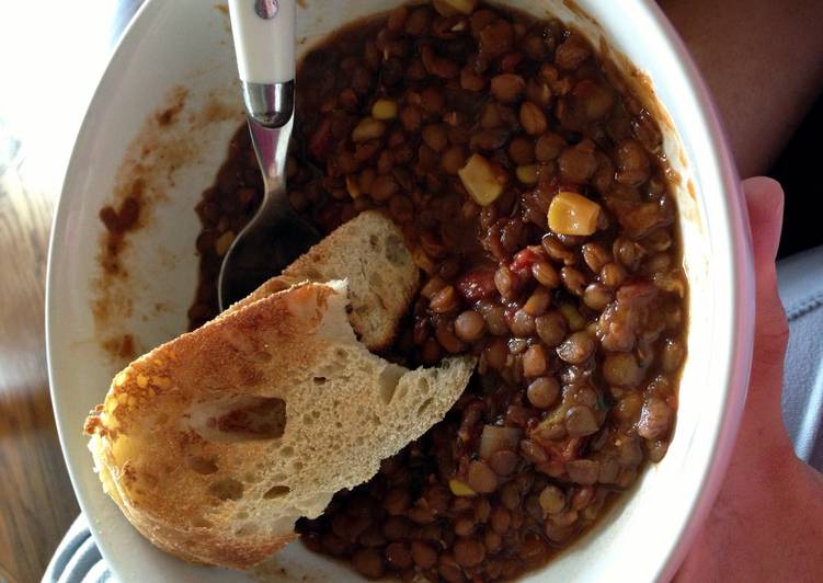 Recipe of Homemade Lentil Soup