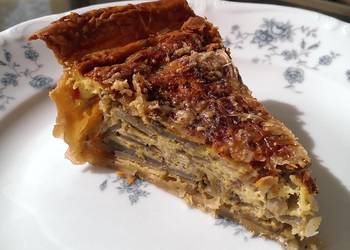 How to Prepare Appetizing Sunchoke Jerusalem Artichoke and Leek Breakfast Pie