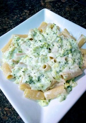 Una foto de Pasta a la crema de brócoli 🥦🥦