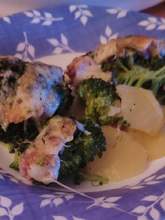 Una foto de Brócoli con patata gratinado al horno
