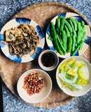 Cơm chay chiều mưa