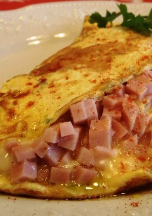 Una foto de Omelette Jamón y queso el mejor!