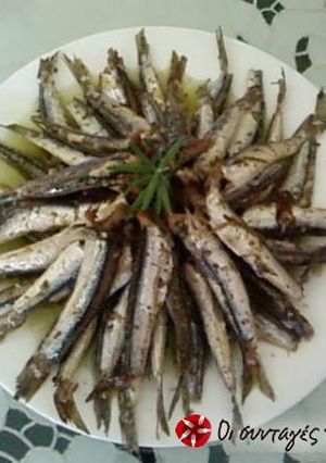 A picture of Fragrant anchovies in the oven.