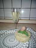 Cous cous con pesto di zucchine e salmone affumicato