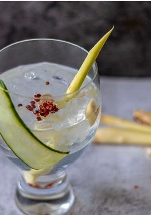 A picture of ‘Mocktail Lemongrass Gin and Tonic’.