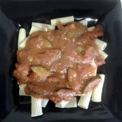 A picture of zucchini pasta.