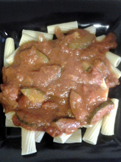 A picture of zucchini pasta.