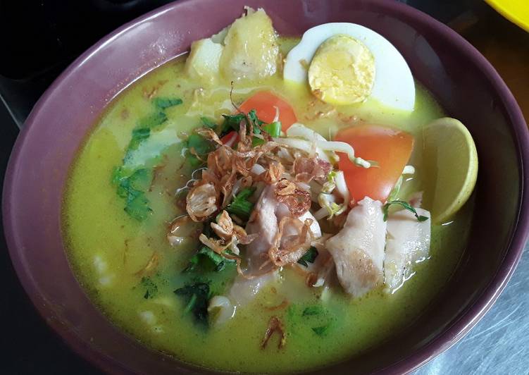 Resep Soto Ayam Santan Medan yang Enak