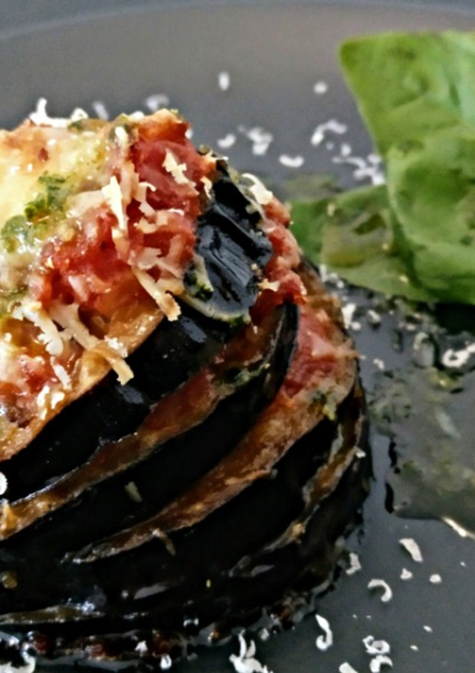 Una foto de Berenjenas a la parmesana