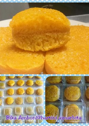 Foto resep Bika ambon ekonomis legit berserat😋😋😋