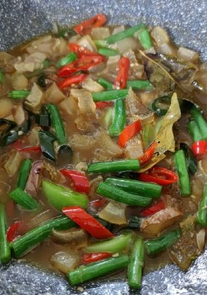 Foto resep Kikil kuah cabe & buncis