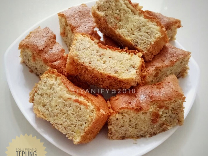 Yuk intip, Cara praktis buat Bolu pisang tepung beras simpel dan enak😋 yang nikmat