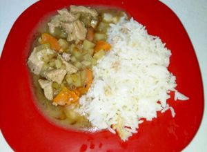 Una foto de Curry japonés