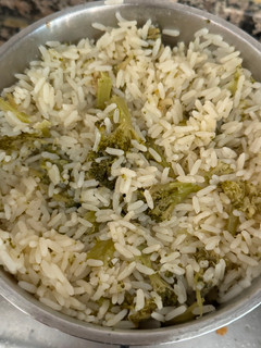 Foto de Arroz com brócolos