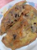 Frittata con funghi e scamorza