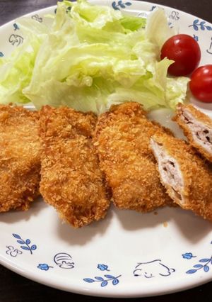 A picture of Super Easy! Layered Pork Cutlet.