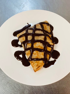 Foto resep Pancake Pisang Saus Coklat