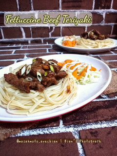Foto resep Fettuccine Beef Teriyaki