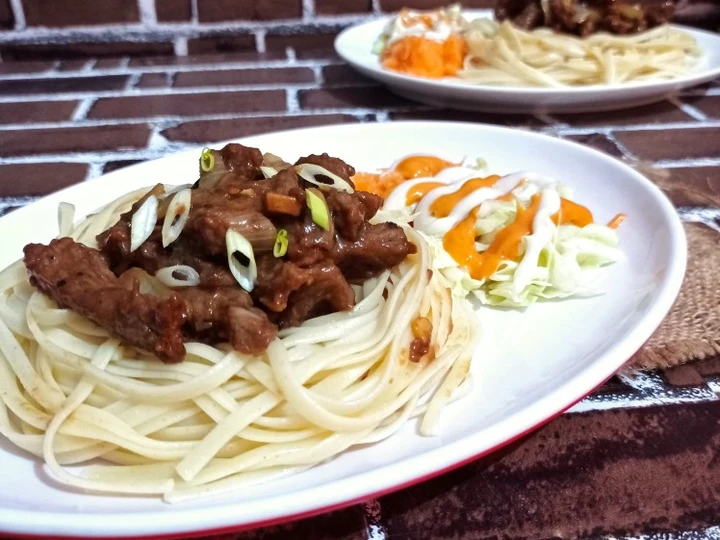Cara Gampang Membuat Resep Fettuccine Beef Teriyaki yang Lezat Anti Ribet, Uenak Banget