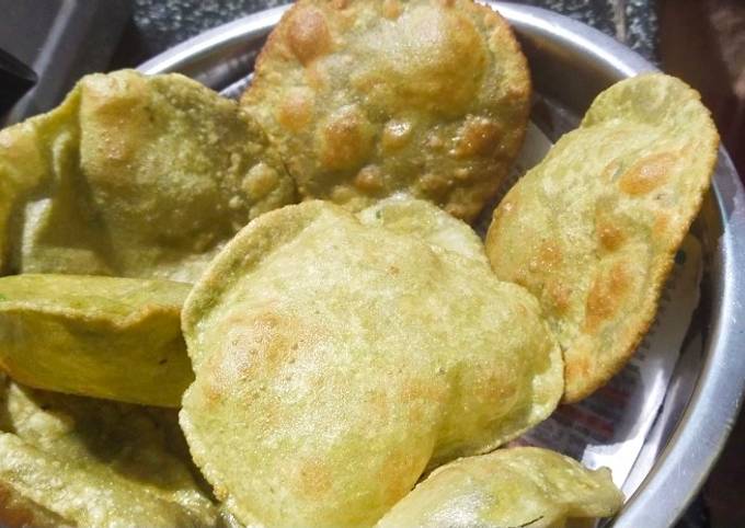 Tasty Food Mexico Food Palak puri ๐ So Yummy Mexican Cuisine Palak puri ๐