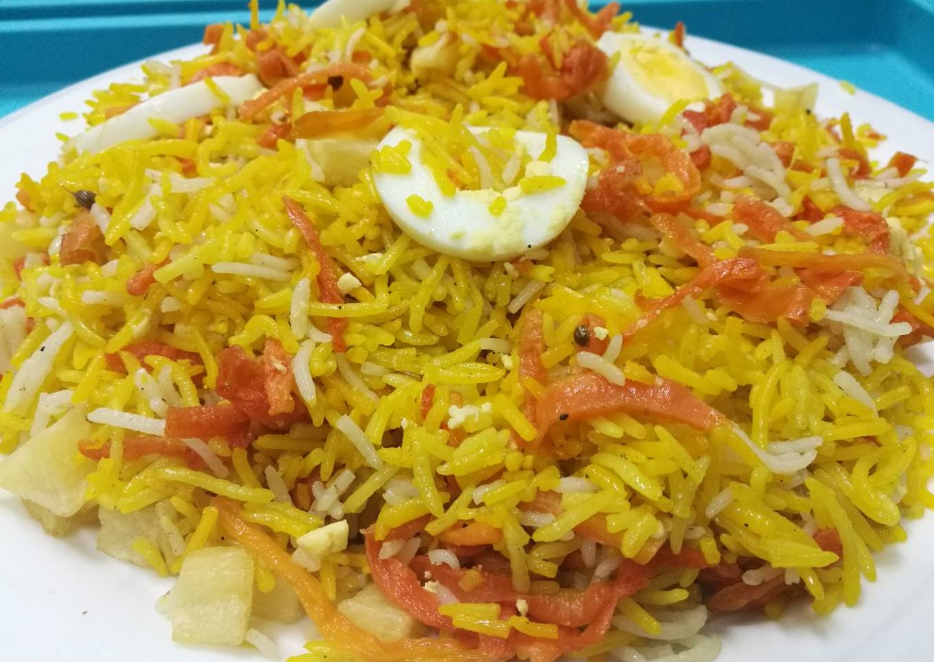 Egg biryani