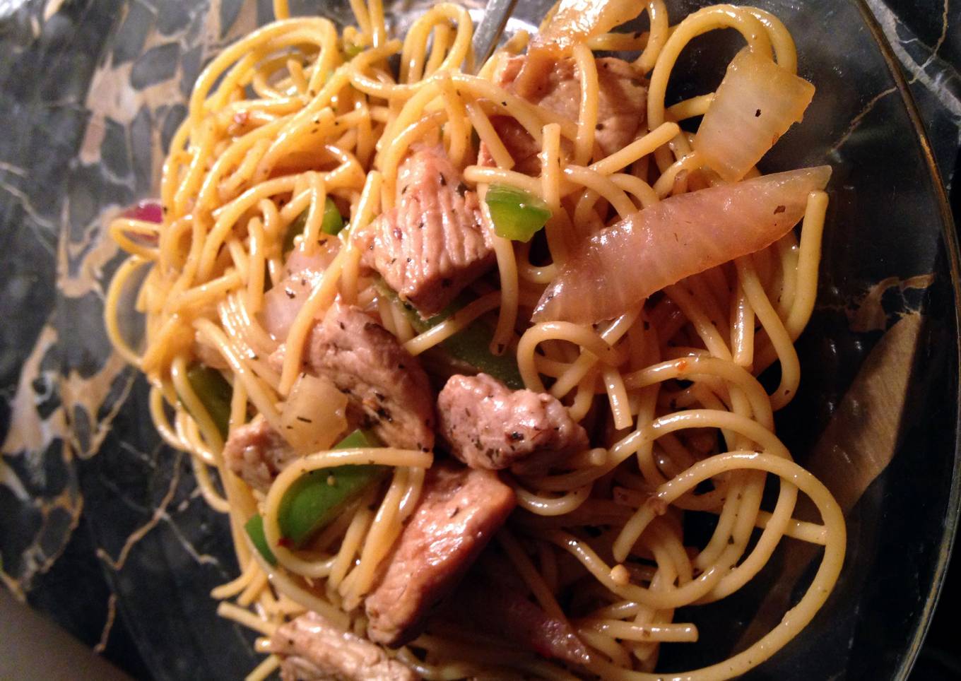 Pork & Noodle Stir Fry