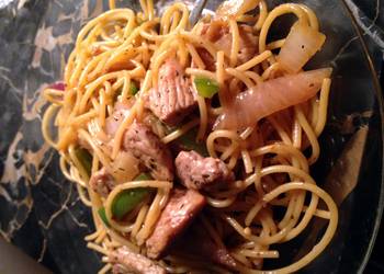 Easiest Way to Cook Perfect Pork  Noodle Stir Fry