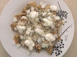 Una foto de Chilaquiles verdes