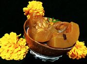 Una foto de calabaza enmielada