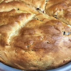A picture of Irish soda bread.
