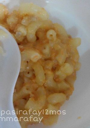 Foto resep Makaroni tuna saus keju (mpasi 12bulan)