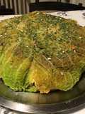 Chou vert farci bœuf courgette tomates
