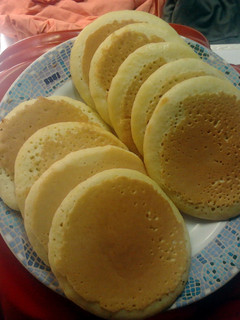 A picture of coconut pancake.