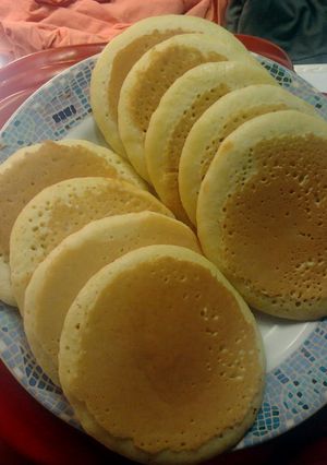 A picture of coconut pancake.