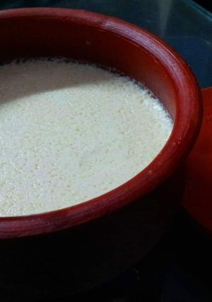 A picture of Misti Doi (homemade sweet caramelised curd).