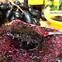 A picture of Black Grapes Jam – No Pectin Jam Recipe.